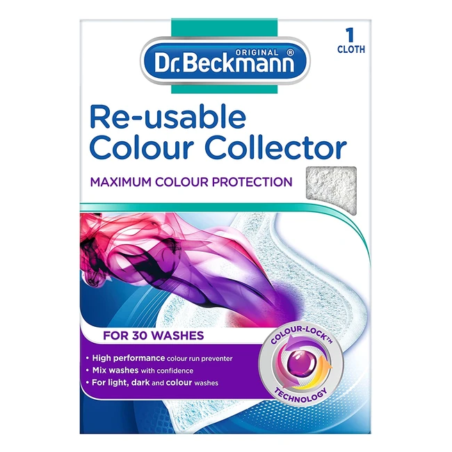 Dr. Beckmann Reusable Colour & Dirt Collector Cloth - Up to 30 Washes