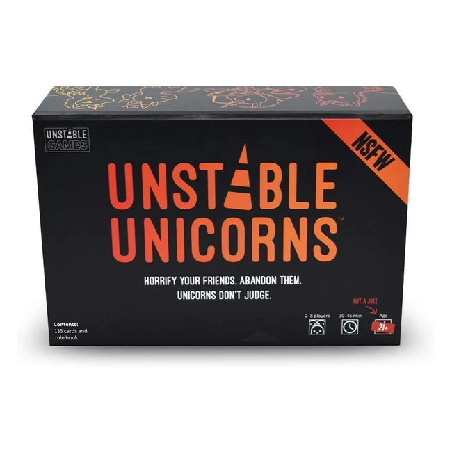 Juego de Mesa Unstable Unicorns NSFW en Ingls - Tee4371uubsg1