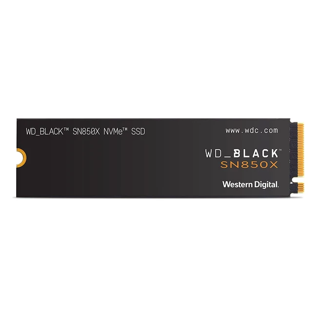 WD Black SN850X 4TB PCIe Gen4 NVMe Gaming SSD - Up to 7300 MBs Read Speed