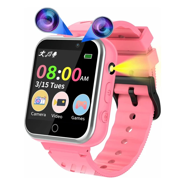 Smartwatch Yedasah per bambini con 24 giochi, fotocamera, contapassi, calorie, torcia e scheda SD integrata
