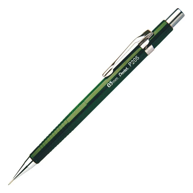 Crayon mécanique Pentel P205D HB 05mm - Vert