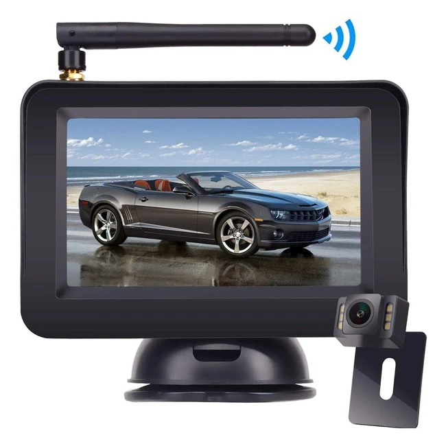 Douxury Wireless Reversing Camera - Safer Driving and Parking with 170° Wide Angle and Night Vision