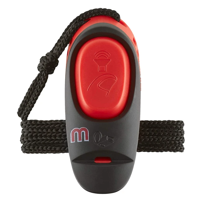 Mikki 2in1 High Pitched Whistle Clicker for Dog Recall & Command Training - Neck Strap & Belt Hook Included