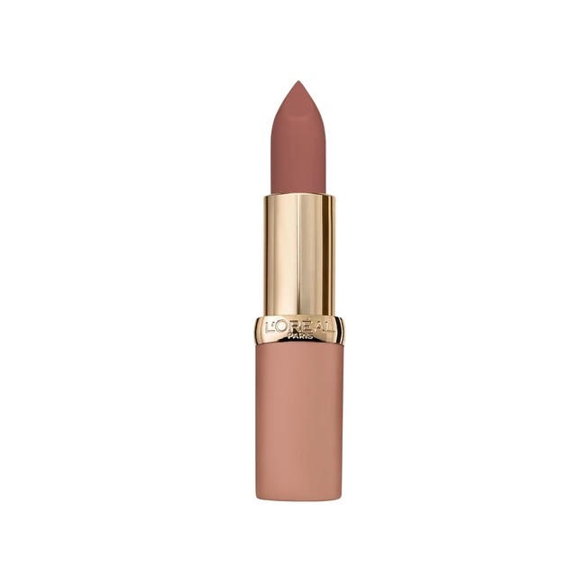 L'Oreal Paris Color Riche Ultra Matt Lipstick - Delicate Nude Tone No.03 - Plump, Sensual Lips with Matt Finish