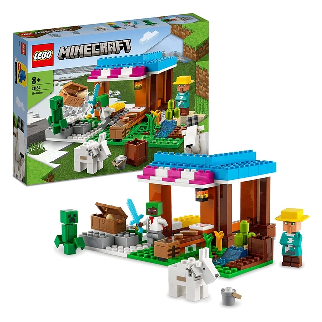 Lego Minecraft 21184 - La Panetteria del Villaggio di Neve con Spada Rampicante e Accessori Originali