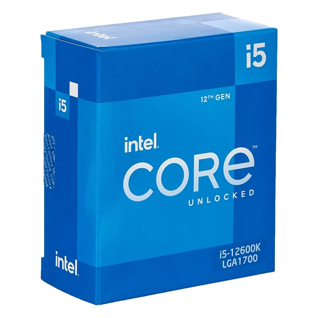 Processeur Intel Core i5-12600K Alder Lakes 3.7GHz - Performances exceptionnelles pour votre ordinateur