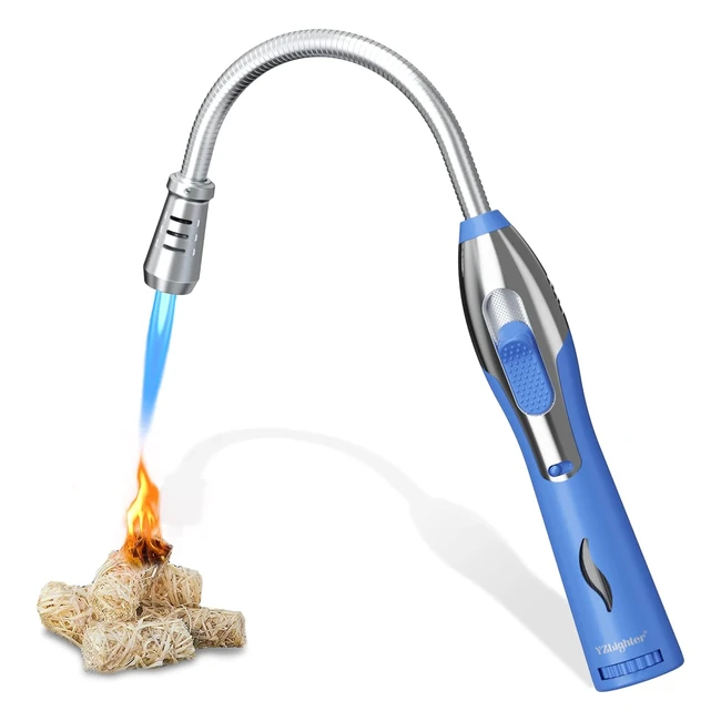 Briquet rechargeable YZLighter pour allumer gaz, feu, bougies - résistant aux tempêtes - flexible 360° - sans fumée ni odeur