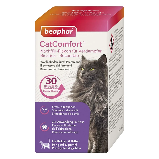Beaphar CatComfort - Pheromone-Refill für Katzen, 30 Tage Wirkung, 48ml