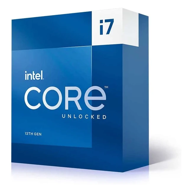 Intel Core i7-13700K Desktop-Prozessor 16 Kerne 8 P-Kerne 8 E-Kerne 30M Cache bis zu 5,4GHz