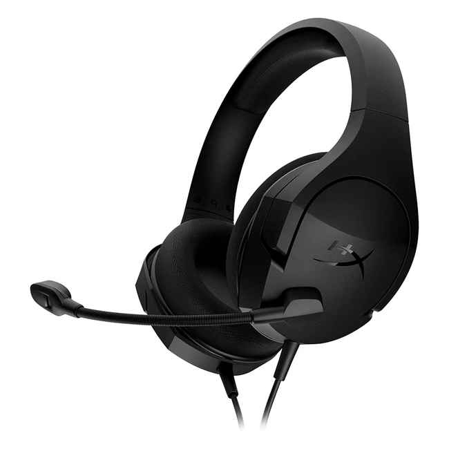HyperX Cloud Stinger Core Gaming Kopfhörer für PC, Xbox One, PlayStation 4 und Nintendo Switch – Leichtes, kabelgebundenes Over-Ear-Headset mit Mikrofon – Schwarz