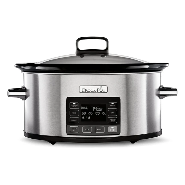 Crockpot Slow Cooker CSC066X - Programmable, 56L, Stainless Steel