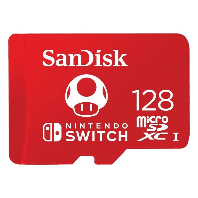 SanDisk microSDXC UHSI Karte für Nintendo Switch - 128GB, V30, U3, C10, A1