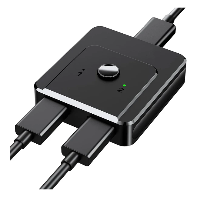 Switch HDMI 4K Bidirectionnel 2 Entres 1 Sortie ou 1 Entre 2 Sorties - Compa