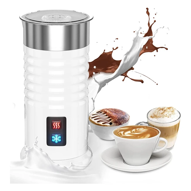 Montalatte elettrico automatico 400W in acciaio inox - Schiuma latte per macchiato, caffè, cappuccino