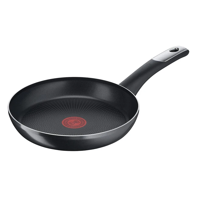 Tefal C38804 Hard Titanium Essential Frying Pan 24 cm - Nonstick Coating with Titanium Particles - Made in France