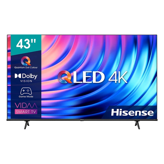 Hisense 43E78HQ QLED UHD Smart TV - HDR Dolby Vision - Alexa - Tuner DVBT2S2 - 4K