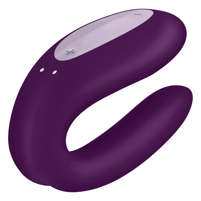 Satisfyer Double Joy Connect App Couple Vibrator - Starke Vibrationen & App-Steuerung - Erotikspielzeug mit Klitorisstimulation - Lila