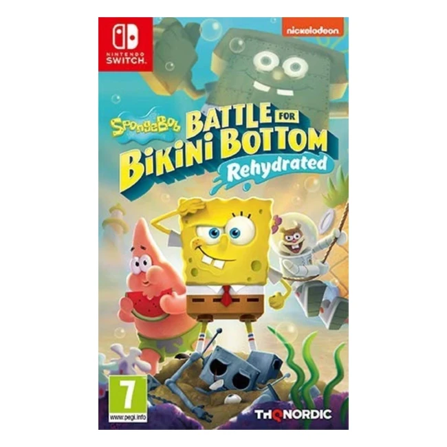 Spongebob Squarepants Battle for Bikini Bottom - Rehydrated Nintendo Switch - G