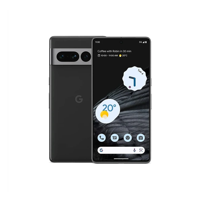 Google Pixel 7 Pro Smartphone mit Tele- und Weitwinkelobjektiv, 256GB, Obsidian