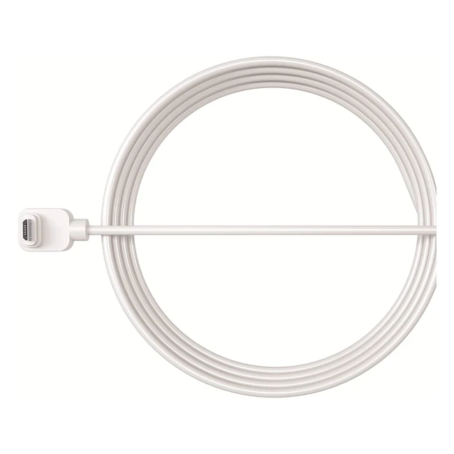 Arlo câble de recharge magnétique 7,6m blanc pour caméra de surveillance wifi extérieure Essential et Essential XL - VMA3700