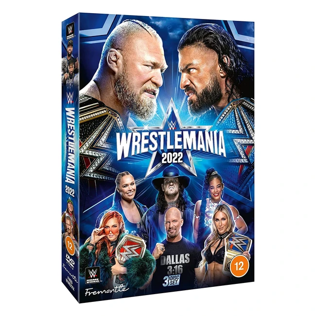 DVD WWE Wrestlemania 38 2022 - Événement incontournable de la WWE