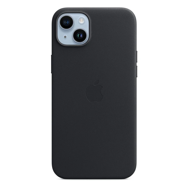 Apple iPhone 14 Plus Leder Case mit MagSafe - Mitternacht | Schützt vor Kratzern & Stürzen