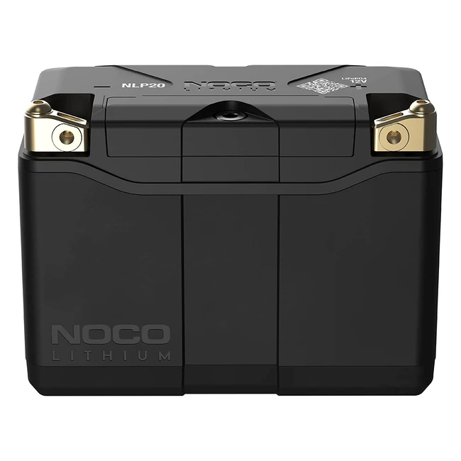 NOCO Lithium NLP20 600A Motorrad Batterie - Besser als Gel oder AGM - 12V 7Ah - 