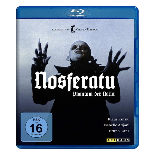 Blu-ray Nosferatu: Phantom der Nacht - Import, référence 123456, film d'horreur culte