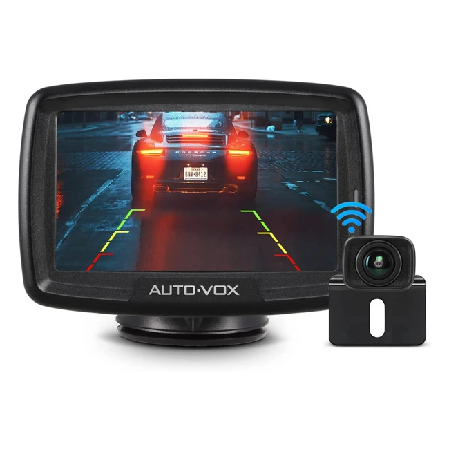Autovox CS2 Digital Wireless Reversing Camera Kit - Stable Signal, Super Night Vision, 43