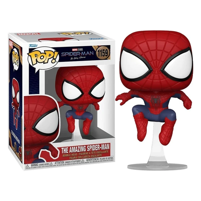 Funko Pop Spiderman No Way Home SM3 Leaping - Figura Coleccionable Vinilo 3.75