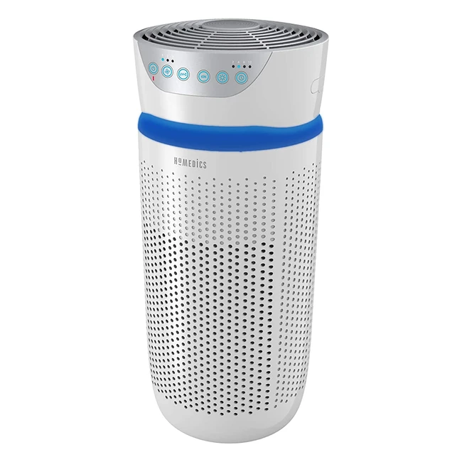 HoMedics TotalClean Air Purifier with UVC HEPA  Carbon Filters - Kills Germs 