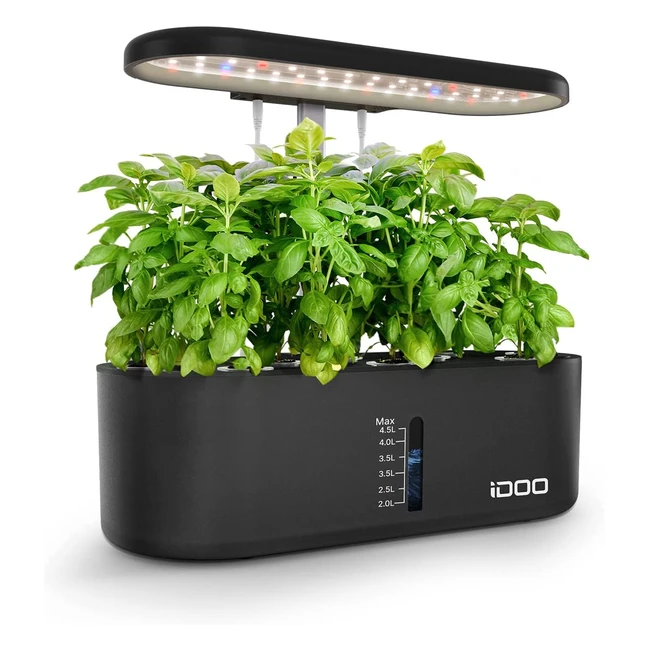 Kit Idroponico LED Idoo - Coltivazione Intelligente con Timer Automatico e Allar
