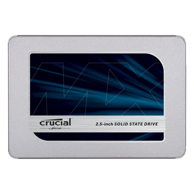 Crucial MX500 1TB SSD - Bis zu 560 MB/s Lesegeschwindigkeit, 3D NAND, CT1000MX500SSD1