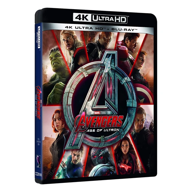 Avengers Age of Ultron - Blu-ray Ultra HD 4K Import - Rf 123456 - Action  A