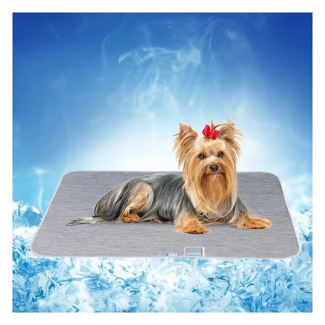 Luxear Cat Cooling Mat - Arcchill Technology - Washable & Reusable - Indoor & Outdoor - Grey - 50x75cm