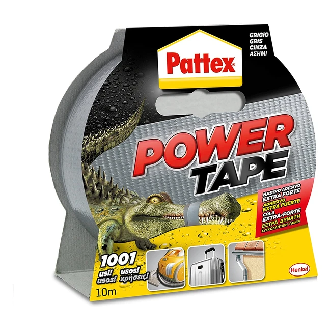 Nastro Telato Americano Pattex Power Tape - Extra Forte e Impermeabile - 48mmx10m