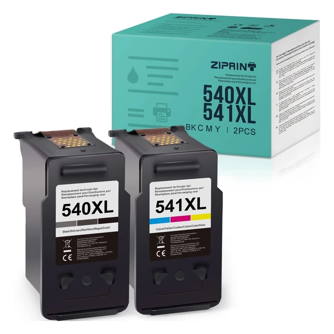 Cartucce Canon PG540XL CL541XL Compatibili per Pixma TS5150 MG3650 - Nero e Tric