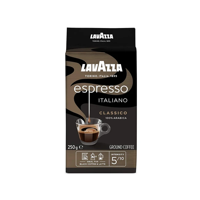 Lavazza Espresso Italiano Classico gemahlener Kaffee 100 Arabica mittlere R