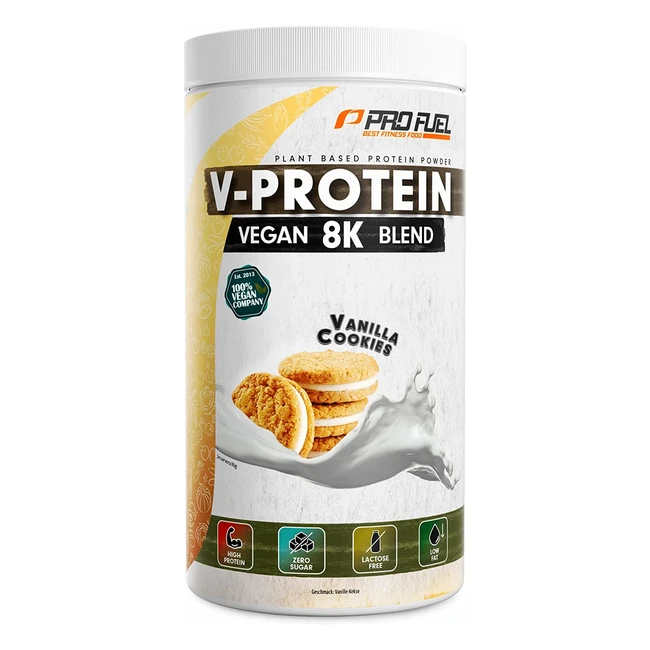 Vegan Protein Powder - Profuel 8K Blend - Incredibly Delicious & Creamy - 80% Protein