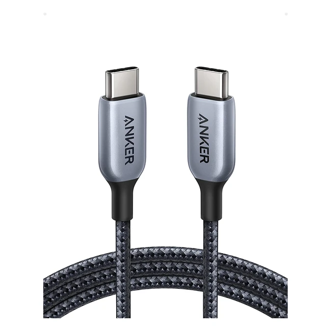Anker 765 USB-C to USB-C Cable - 140W Fast Charging - 6ft Nylon - MacBook Pro 2021, iPad Pro, Samsung Galaxy S21, Pixel