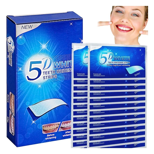 Brighten Your Smile with Hogdseirrs Professional Teeth Whitening Strips - 28pcs
