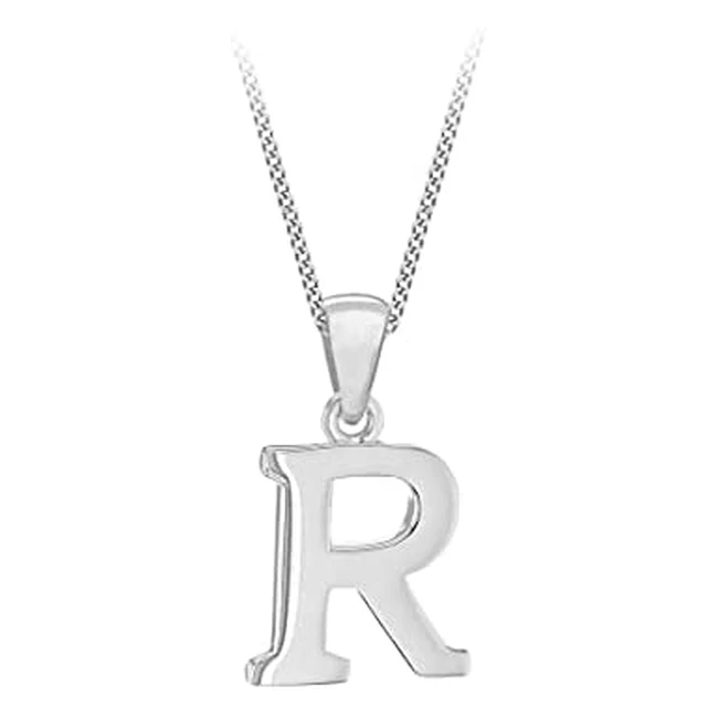 Tuscany Silver Women's Sterling Silver Initial Pendant - Hypoallergenic & Durable