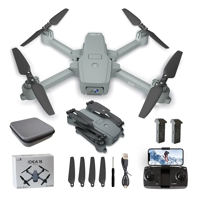 Drone con Fotocamera 4K Idea16 RC FPV Drones - Posizionamento del Flusso Ottico 