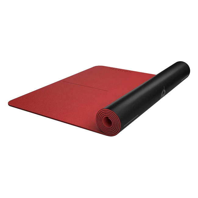 Peloton Reversible Exercise Mat - 180 x 664 cm, 5mm Thick, High-Quality Floor Yoga Mat - Tear & Scratch Resistant, Black