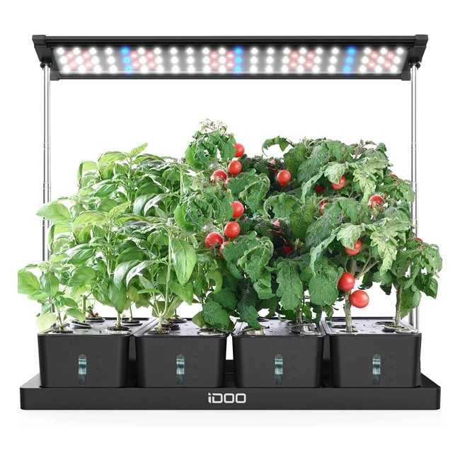 Idoo Giardino Idroponica da Interno - Coltivazione 20 Piante con Lampade LED Ful