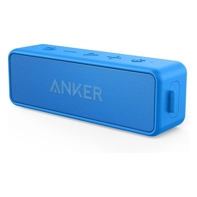 Anker Soundcore 2 Bluetooth-Lautsprecher mit Dual-Treiber und starkem Bass