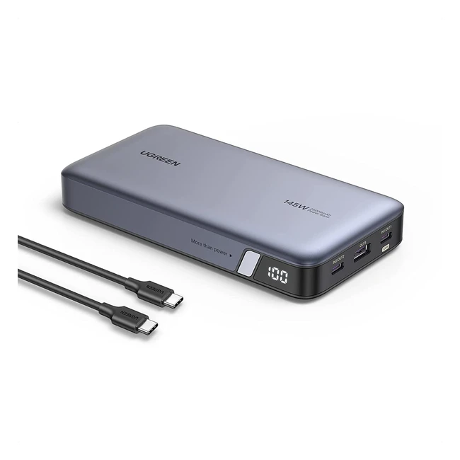 Ugreen 100W Power Bank 25000mAh mit 3 USB-C Ports und Digitalanzeige - Kompatibe