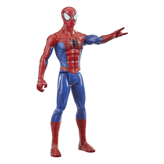 Figura de accin Spiderman 30cm Marvel Titan Hero Series con puerto Titan FX