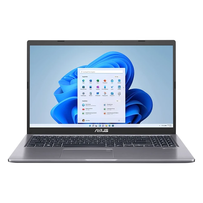 ASUS VivoBook 15 Laptop - FHD IPS Display, AMD R55500U, 8GB RAM, 512GB SSD, Radeon, Windows 10, QWERTZ Tastatur, Slate Grey