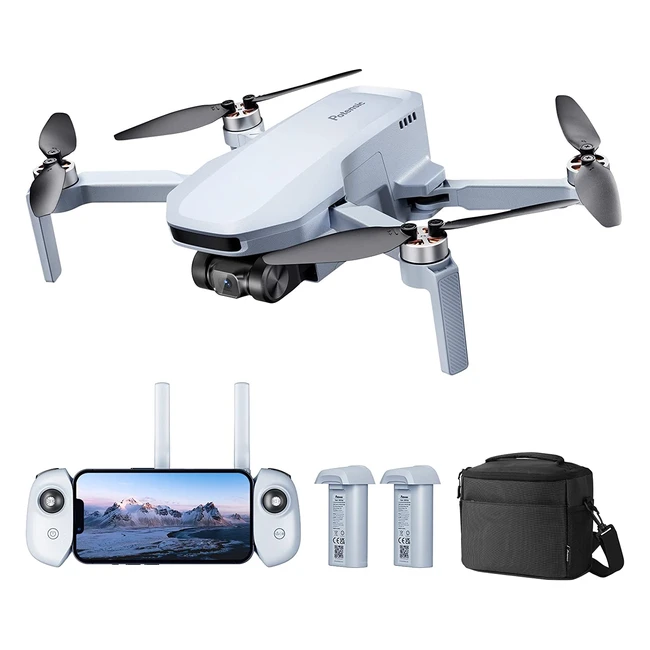 Potensic Atom SE Combo GPS Drone avec Caméra 4K - 62 min de vol - 249g - Transmission HD max 4km - Vitesse max 16ms - Technologie Shakevanish EIS - Quadcopter pour adultes et débutants
